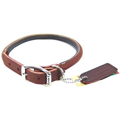 Circle T Latigo Leather Round Collar - 18\