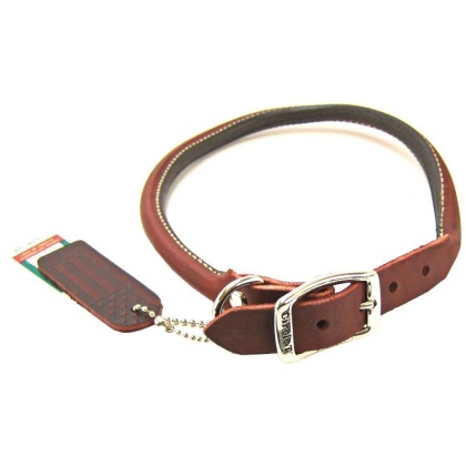 Circle T Latigo Leather Round Collar - 20\