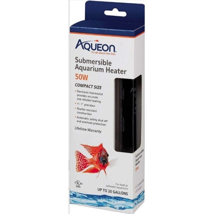 Aqueon Submersible Aquarium Heater - 50 Watt
