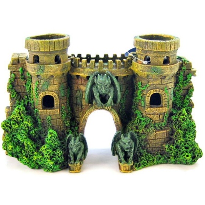 Blue Ribbon Castle Fortress with Gargoyle Ornament - Large - 10\