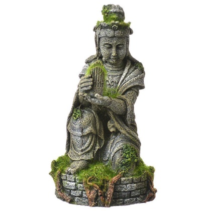 Exotic Environments Ancient Buddha Statue with Moss Aquarium Ornament - 4\