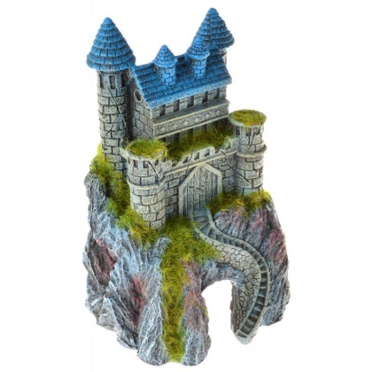 Exotic Environments Mountain Top Castle with Moss - 1 Count