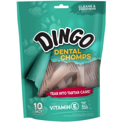 Dingo Dental Chomps for Total Care - 10 Pack