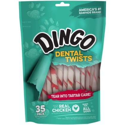 Dingo Dental Twists for Total Care - 35 Pack