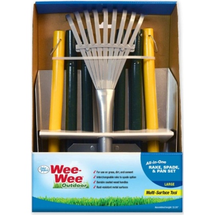 Four Paws Wee Wee All in One Dog Waste Pooper Scooper Set  - Large