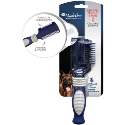 Magic Coat Professional Series Total Knot Destroyer Dog Knot Comb - 1 count
