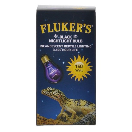Flukers Black Nightlight Incandescent Bulb - 150 Watt