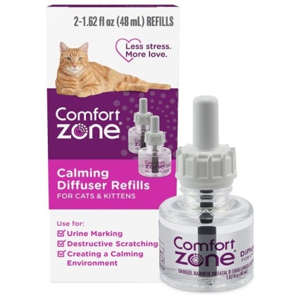 Comfort Zone Calming Diffuser Refills For Cats and Kittens - 2 count