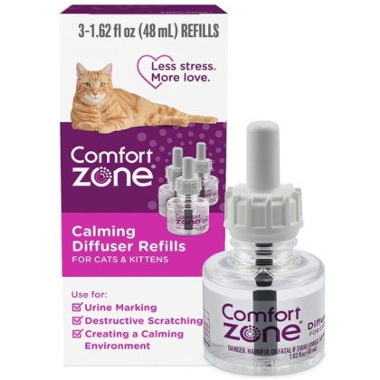 Comfort Zone Calming Diffuser Refills For Cats and Kittens - 3 count