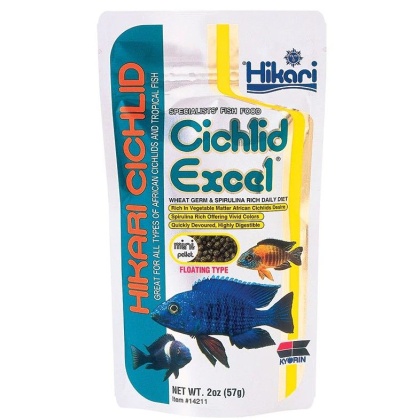 Hikari Cichlid Excel - Mini Pellet - 2 oz