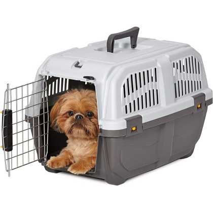 MidWest Skudo Travel Carrier Gray Plastic Dog Carrier - Small - 1 count