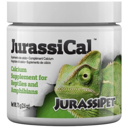 JurassiPet JurassiCal Reptile and Amphibian Dry Calcium Supplement - 2.6 oz