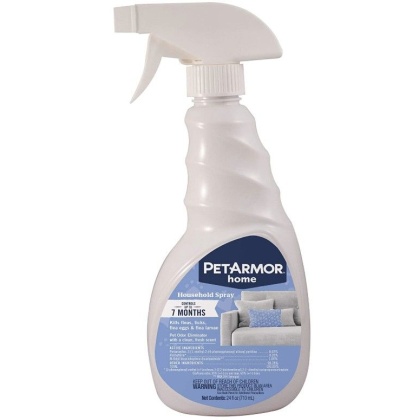 PetArmor Home Household Spray for Flea and Ticks and Eliminate Pet Odor Fresh Scent - 24 oz