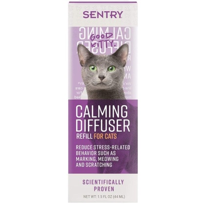 Sentry Calming Diffuser Refill for Cats - 1.5 oz (New)