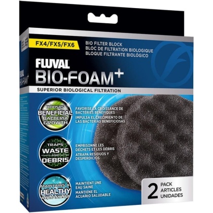 Fluval Bio Foam for Fluval FX5/6 Canister Filter - 2 count