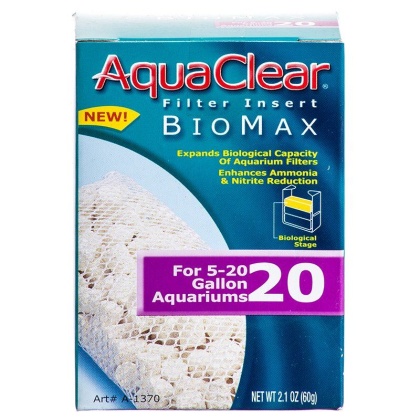 Aquaclear Bio Max Filter Insert - Bio Max 20 (Fits AquaClear 20 & Mini)