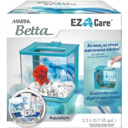 Marina Betta EZ Care Aquarium Kit - 0.07 gallon - Blue