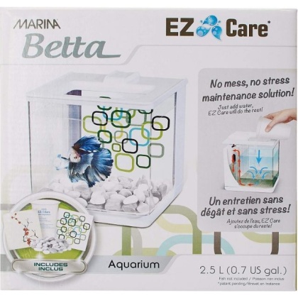 Marina Betta EZ Care Aquarium Kit - 0.07 gallon - White