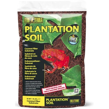 Exo Terra Plantation Soil Reptile Substrate - 8 quarts