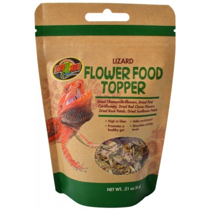 Zoo Med Lizard Flower Food Topper - 0.21 oz