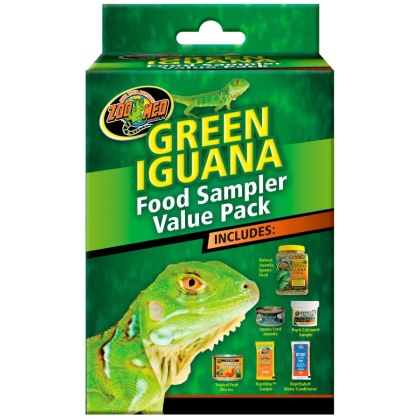 Zoo Med Green Iguana Foods Sampler Value Pack - 1 count