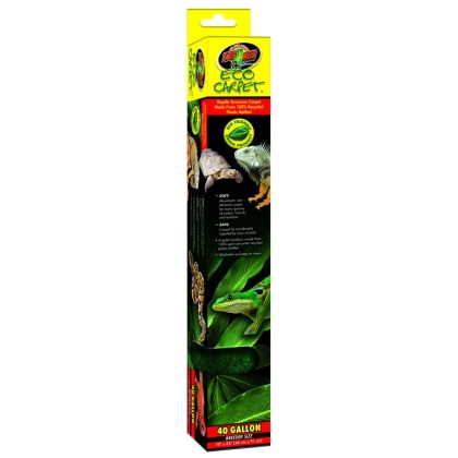Zoo Med Eco Carpet Reptile Carpet - Green - 40 gallon (15\