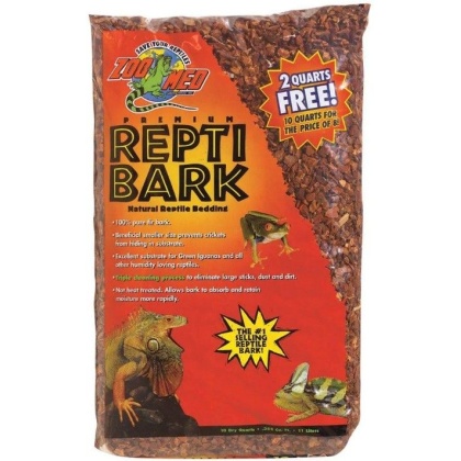 Zoo Med Premium Repti Bark Natural Reptile Bedding - 10 Quarts