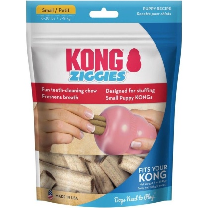 KONG Ziggies Puppy Recipe Dog Treat - Small - 7 oz