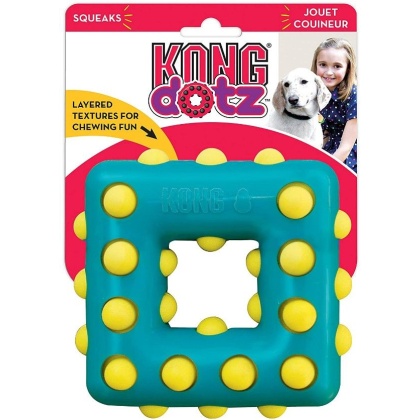 KONG Dotz Square Dog Toy - X-Small - 1 count