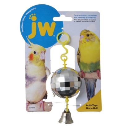 JW Insight Disco Ball Bird Toy - Disco Ball Bird Toy