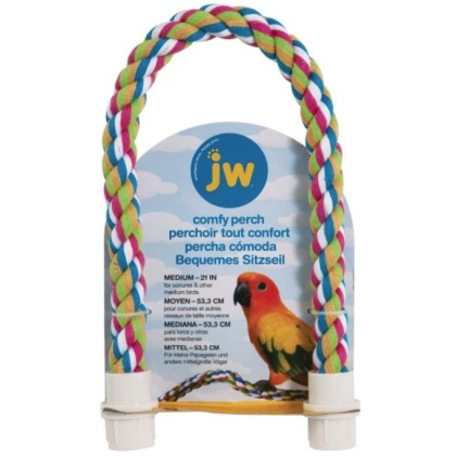 JW Pet Flexible Multi-Color Comfy Rope Perch 21\