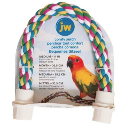 JW Pet Flexible Multi-Color Comfy Rope Perch 14\