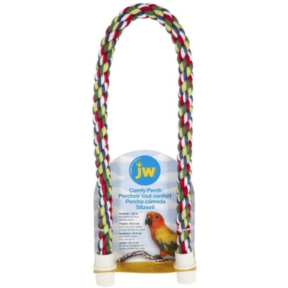 JW Pet Flexible Multi-Color Comfy Rope Perch 32\