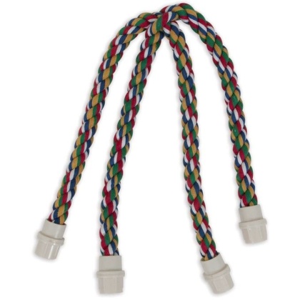 JW Pet Flexible Multi-Color Cross Rope Perch 25\