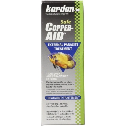 Kordon Copper Aid External Parasite Treatment - 4 oz (Treats 100 Gallons)