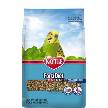 Kaytee Forti-Diet Pro Health Parakeet Food - 4 lbs