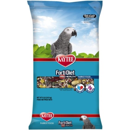 Kaytee Parrot Food with Omega 3\'s For General Health And Immune Support - 8 lbs