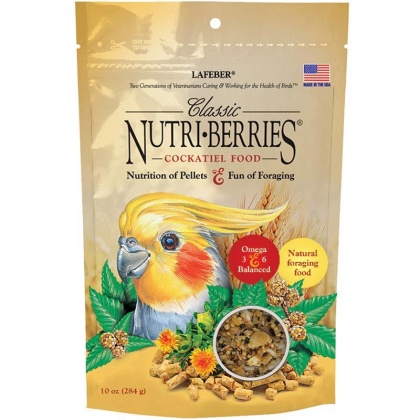 Lafeber Classic Nutri-Berries Cockatiel Food - 10 oz