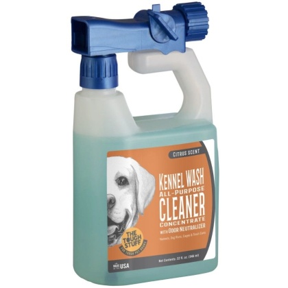 Nilodor Tough Stuff Concentrated Kennel Wash All Purpose Cleaner Citrus Scent - 32 oz