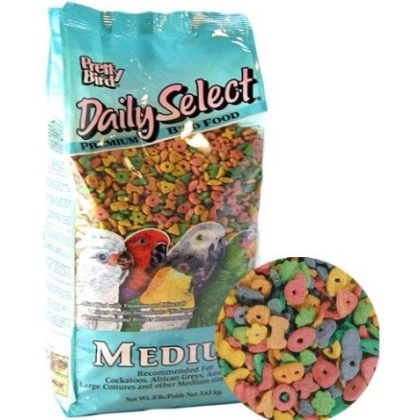 Pretty Bird Daily Select Premium Bird Food - Medium - 8 lbs