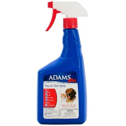 Adams Flea & Tick Spray Plus Precor - 32 oz