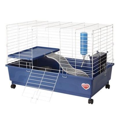 Kaytee My First Home Deluxe Guinea Pig 2-Level Cage with Wheels - 30\