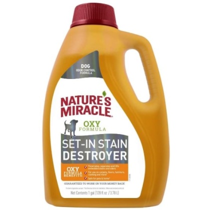 Natures Miracle Just for Cats Orange Oxy Stain and Odor Remover - 1 gallon