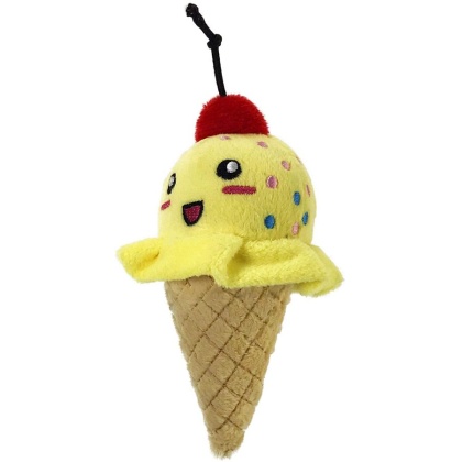 Petsport Tiny Tots Foodies Ice Cream Plush Toy Assorted Colors - 1 count