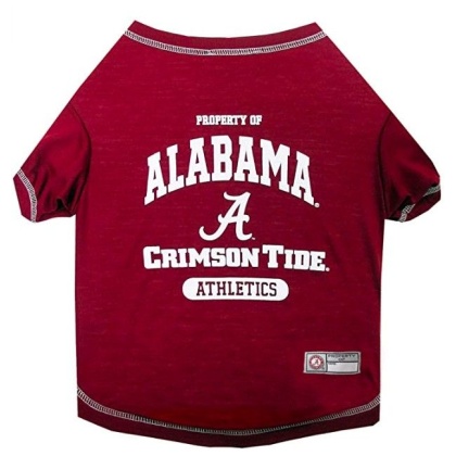 Pets First Alabama Tee Shirt for Dogs and Cats - Large