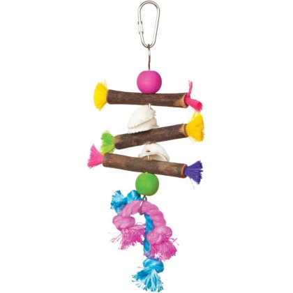 Prevue Tropical Teasers Shells and Sticks Bird Toy - 1 count