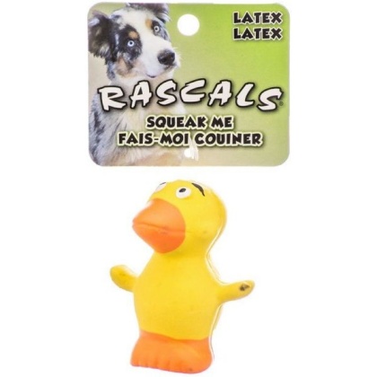 Rascals Latex Duck Dog Toy - 2.5