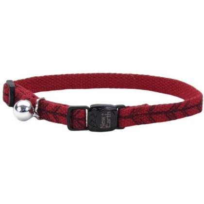 Coastal Pet New Earth Soy Adjustable Cat Collar - Red with Arrows - 8-12