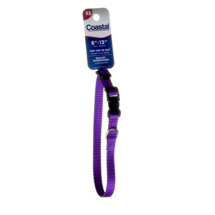 Tuff Collar Nylon Adjustable Collar - Purple - 8\