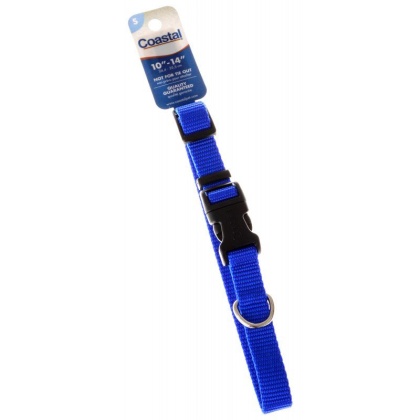 Tuff Collar Nylon Adjustable Collar - Blue - 10